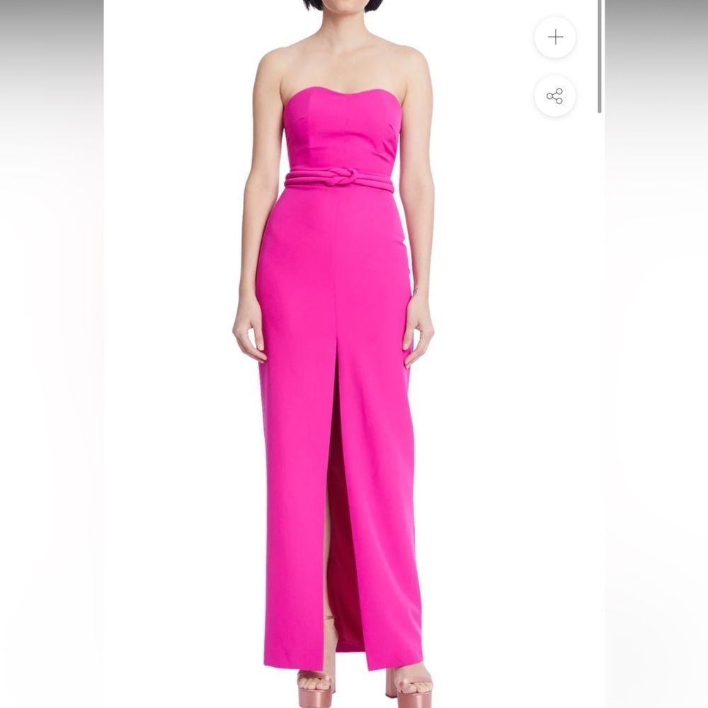 NEW with tags Jewel Badgley Mischka Hot Pink Lexi Dress Size 0